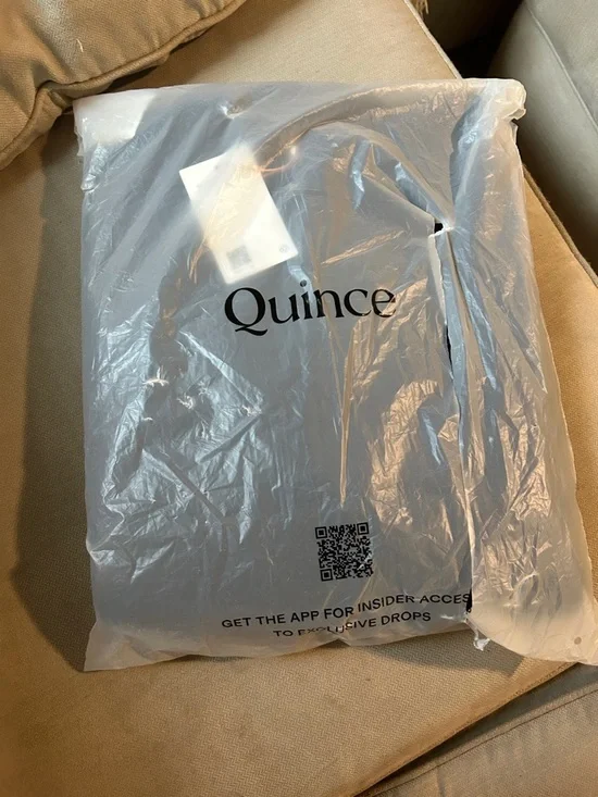 Quince Black Half-Zip Ribbed Sweater - Picture 7 of 7